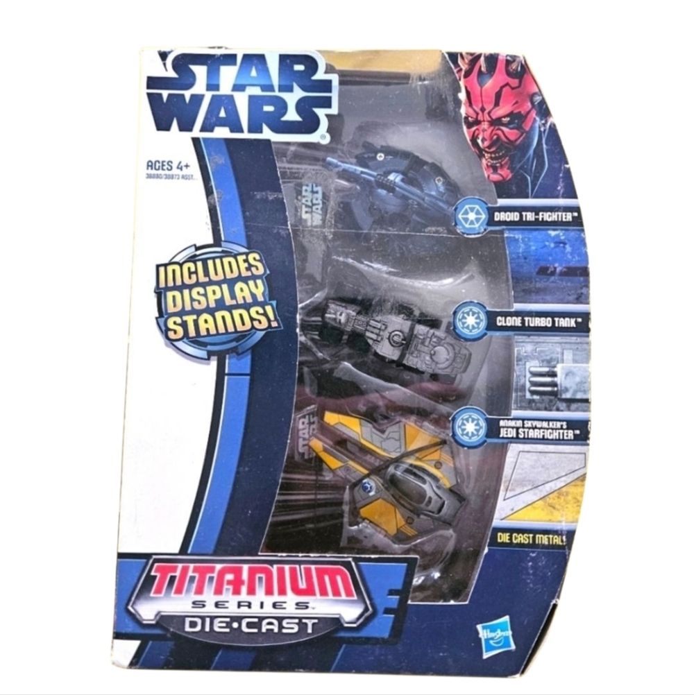 Star Wars Titanium Series. Di-Cast Vehicle 3-pack NEW